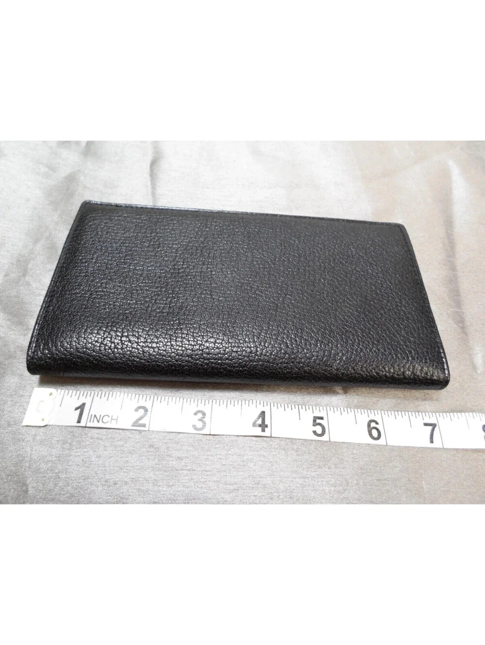 Polo Ralph Lauren Black Leather Bifold Long Wallet